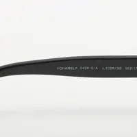 シャネル 5408-S-A ロゴ メガネ 56□17 140 プラスチック