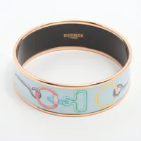 最終値下げ‼️今週までの出品‼️Hermèsブレスレット 鞍職人の物語の詩的な目録 エナメルブレスレット エクストラファン 《鞍職人の詩的な目録