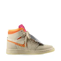 ナイキ スエード ハイカットスニーカー 24cm レディース ベージュ AIR