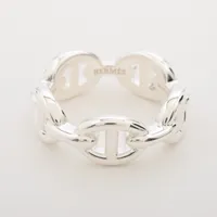 エルメス シェーヌダンクル アンシェネ リング 50 925 5.3g シルバー