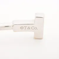 ティファニー Tワイヤー ナロー ブレスレット 750(WG) 5.3g
