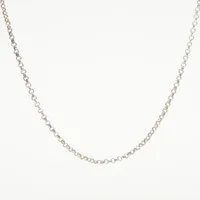 Chrome Hearts ロールチェーン R16 ネックレス 16インチ クロムハーツネックレスロールチェーン16インチ（約40.6cm