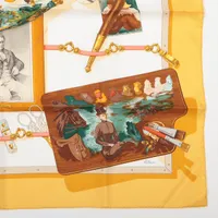 エルメス カレ90 Memoire d'Hermes エルメスの思い出 スカーフ シルク