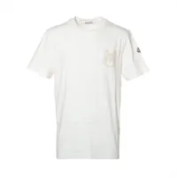 モンクレール 23年 コットン Tシャツ S メンズ グレー ピクセル