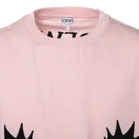 ロエベ コットン Tシャツ S メンズ ピンク H526341XAW チキンプリント