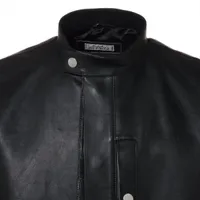 エルメス 24SS クロコ レザージャケット 48 メンズ ブラック 41