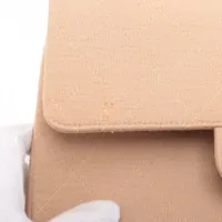 シャネル マトラッセ コットン シングルフラップ シングル