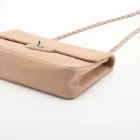 シャネル マトラッセ コットン シングルフラップ シングル