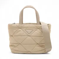 プラダ　ハンドバッグ　2way キルティング　ゴールド金具　ナイロン　ブラック 楽天市場】【バッグ】PRADA プラダ キルティング ハンドバッグ