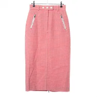 ベイビー:美品:ミュウミュウ ギンガムチェックスカート A3661100.JPG