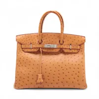 エルメス バーキン35 正規品 エルメス HERMES バーキン35 W刻 ブルーネイビー×シルバー金具