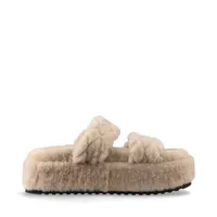 ヴィトン LVサンセットライン 24年 ファー サンダル 37 レディース