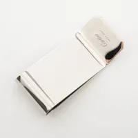 【J】カルティエ 純銀製マネークリップ Cロゴ カルティエ ロゴドゥーブルC マネークリップ メタル シルバー A3661711