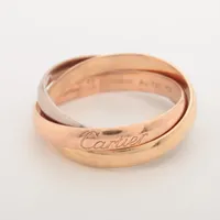 カルティエ ラニエール Au750 リング サイズ8.5 カルティエ ラニエール リング 750(YG) 5.8g 49 A3380428｜中古