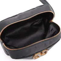 ヴァレンティノ Vロゴ ブラック ポーチ ナイロン A3662345｜中古