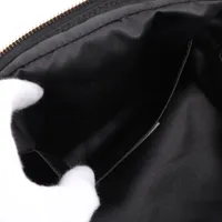 Valentino ブラック ナイロン ポーチ ロゴ付き Valentino ブラック ナイロン ポーチ ロゴ付き Valentino