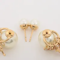 最終価格です！ディオール　フラワートライバルピアス Christian Dior ディオール DIOR ピアス フラワーモチーフ