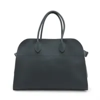 THE ROWザロウ★ソフトマルゴー15 トートバッグ ブラックAランク THE ROW ザ・ロウ （The Row） Soft Margaux 15 ソフトマルゴー