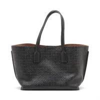 LOEWE Tショッパー リピートアナグラム トートバッグ レザー グレージュ LOEWE Tショッパー リピートアナグラム トートバッグ レザー