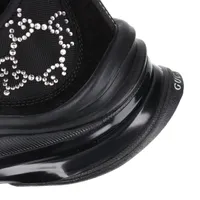 グッチ GUCCI RUN ファブリック スニーカー 36 レディース ブラック