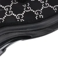 【国内配送、GUCCI 】グッチ RUN スニーカー ブラック GUCCI - GUCCI グッチ ライトン レザー ロゴ ローカット