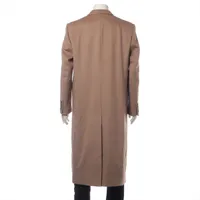 セリーヌ エディ期 カシミヤ コート 50 メンズ ベージュ 2M691943C