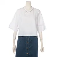 ミュウミュウ レディース ホワイト Tシャツ サイズ40 ♡【miumiu】Tシャツ♡