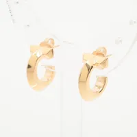 ティファニー クロスステッチ ピアス 750(YG×PG) 3.0g キャッチ