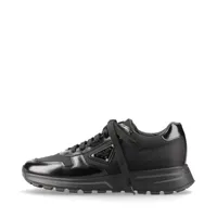 PRADA Re-Nylon ナイロン レザー トライアングル スニーカー プラダ Re Nylon リ ナイロン ナイロン×レザー スニーカー 38 1