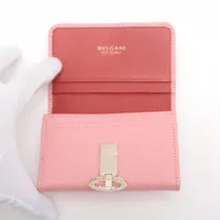 ブルガリ ブルガリブルガリ ピンク カードケース レザー A3666126
