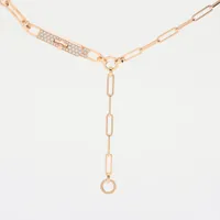 エルメス ケリー チェーン ダイヤ ネックレス 750(PG) 21.6g ST