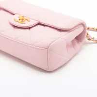 シャネル マトラッセ キャビアスキン 2WAYショルダーバッグ ピンク