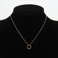 カルティエ トリニティ ダイヤ ネックレストップ 750(YG×PG×WG) カルティエ トリニティ ダイヤ ネックレス 750(YG×PG×WG) 2.2g