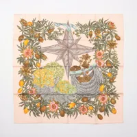 極美品！HERMES カレ90 PASSIFLORES パッションフラワー HERMES エルメス スカーフ カレ90 『PASSIFLORES（パッション