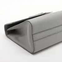 プラダ サフィアーノ レザー チェーンショルダーバッグ グレー 1BD127