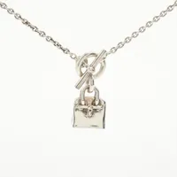 エルメス バーキン アミュレット ネックレス 925 13.2g シルバー