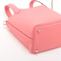VINTAGE エルメス ピコタンロックPMサイズ ローズアザレ/S金具 エルメス<br>ピコタンロック PM<br>タッチ<br>ローズアザレ