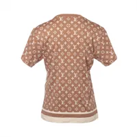 LOUIS VUITTON ブラウン Tシャツ XS ヴィトン モノグラム 23SS コットン Tシャツ XS レディース