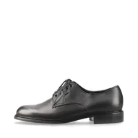 LOEWE ブラックレザー シューズ　44 LOEWE(ロエベ) SAMPLE品 ZAPATOS OXFORDオックスフォードレザー