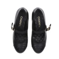 CHANEL ストラップ パンプス　36 シャネル CHANEL ココマーク アンクルストラップ パテントレザー