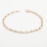 ◇ティファニー◇ 新品仕上済 ハードウェア マイクロリンク ブレスレット 925 TIFFANY&Co. 新品仕上げ ティファニー ハードウェア マイクロ