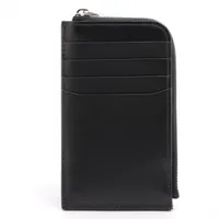 モンクレール レザー コインケース ブラック A3670180｜中古