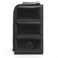 モンクレール レザー コインケース ブラック A3670180｜中古