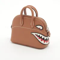 新品未使用 正規品エルメス HERMES ボリードシャーク チャーム ゴールド ボリードシャーク チャーム ゴールド ブラウン 茶色[H085038CK37