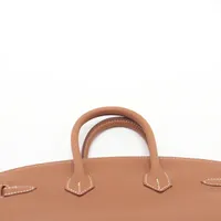 HERMES ゴールド&シルバー エルメス バーキン25 ルトゥルネ トゴ ゴールド シルバー金具 Y