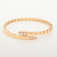ブルガリ セルペンティ ヴァイパー ダイヤ ブレスレット 750(PG