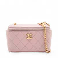 ≪入手困難★≫CHANEL マトラッセバニティー シャネル マトラッセ キャビアスキン バニティバッグ チェーン