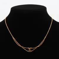CELINE セリーヌロゴネックレストリオンフWCA3283