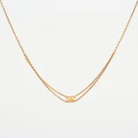 【お値下げ中！】セリーヌ ネックレス ゴールド CELINE(セリーヌ) AVENUE MONTAIGNE 38チェーンネックレス