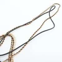 シャネル シャネル22ミニ レザー チェーンショルダーバッグ